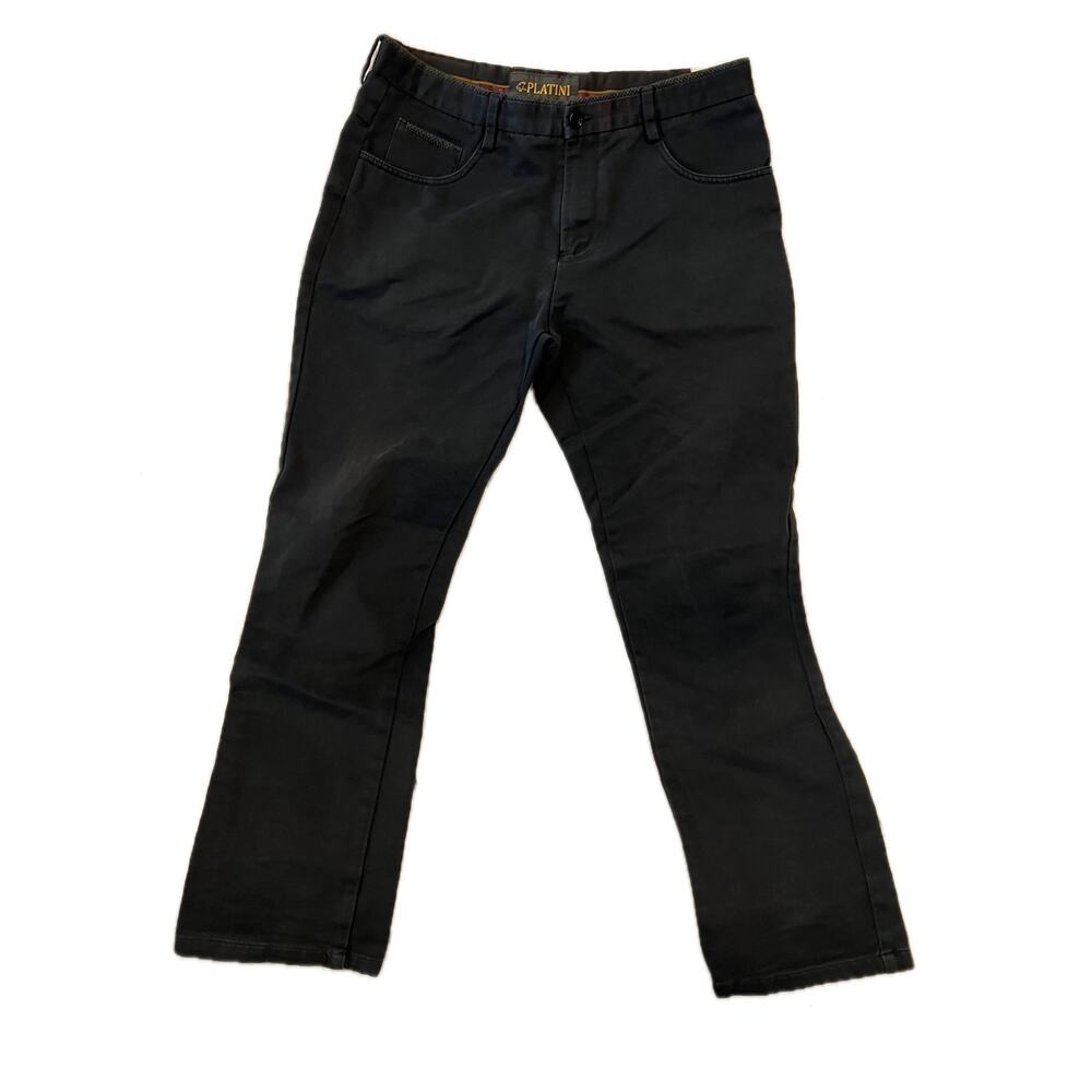 Platini Streetwear Distressed Slim Straight Jeans Mens 32x28
